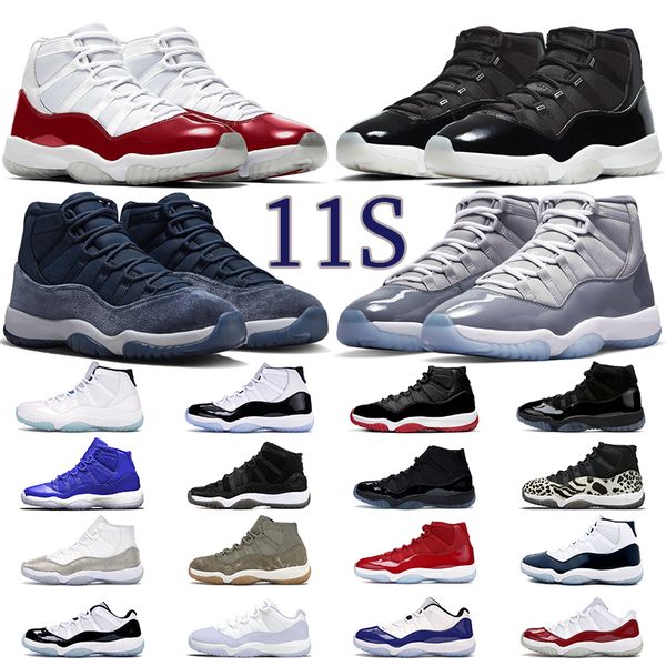 

11 jumpman 11s men women basketball shoes cherry cap and gown concord cool grey midnight navy legend blue high mens sport sneaker trainers