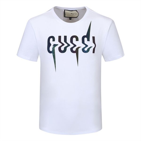 

luxury mens designer t shirt black red letter printed shirts short sleeve fashion brand designer tees p237, White;black
