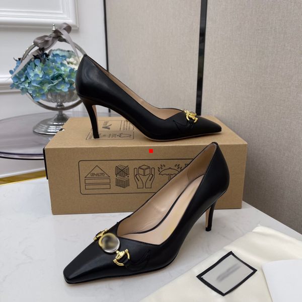 

2023 fashion designer women shoes high heels sandals scarpe firmate chaussures womens designers heel sandale with box size 35-40 -k064, Black