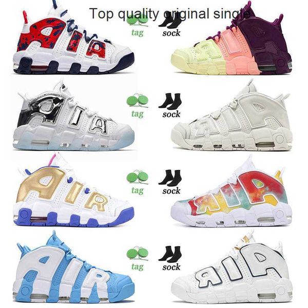 

authentic sports scottie pippen basketball shoes uptempos cargo khaki midnight navy tri-color white gum denim blue womens mens sneakers