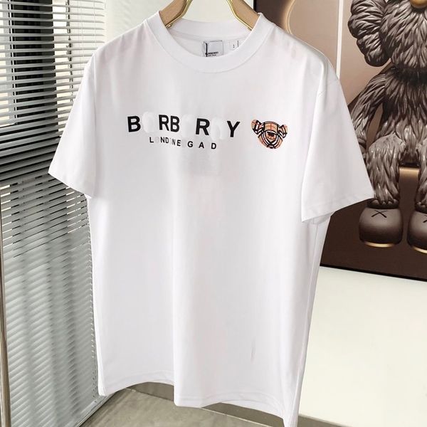

t shirt mens designer brand summer fashion luxury wholesale clothing letter printed shirts short sleeve tees large lady's sweater asian, White;black