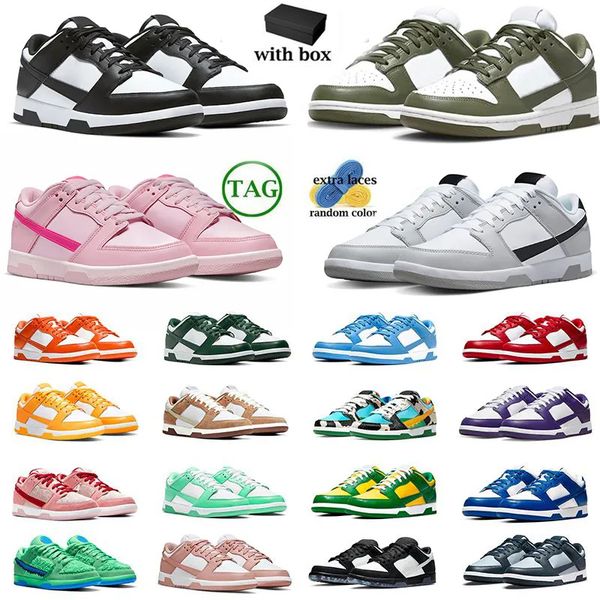 

2023 with box lows panda casual shoes gym red unc grey fog syracuse medium olive safari mix unc triple pink sail walking gai jogging