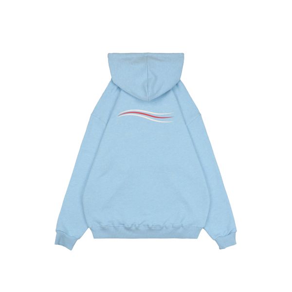 

duyou blue vintage embroidery paris hoodies luxury designer men hoody women sweatshirts combed cotton print sueter hombre heather pullover h, Black
