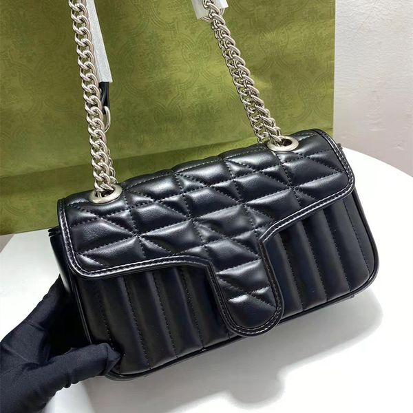 

marmont designer handbags woman shoulder bags bag made in genuine leather clutch purse serial number 446744 inside