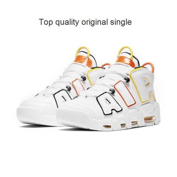 

mens scottie pippen air more uptempos 96 qs prm basketball shoes womens lebron 19 sneakers white blue yellow red cargo denim usa with box