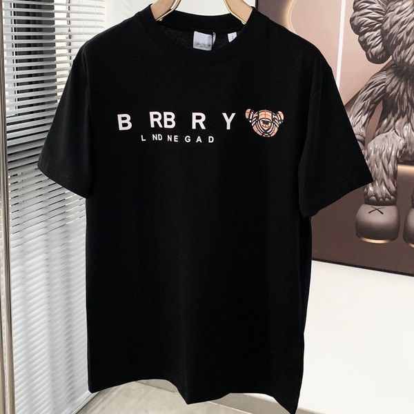 

men's t-shirt luxury mens designer t shirt wholesale clothing letter printed shirts short sleeve fashion designer tees large lady', White;black