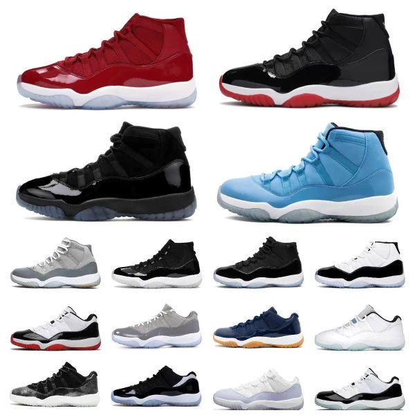 

sandals jumpman 11s men basketball shoes bred cherry cool grey instinct 25th anniversary bred concord mens women 11 cap and gown trainer jwc, Black