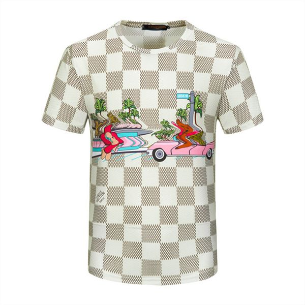 

luxury mens designer t shirt black red letter printed shirts short sleeve fashion brand designer tees p271, White;black