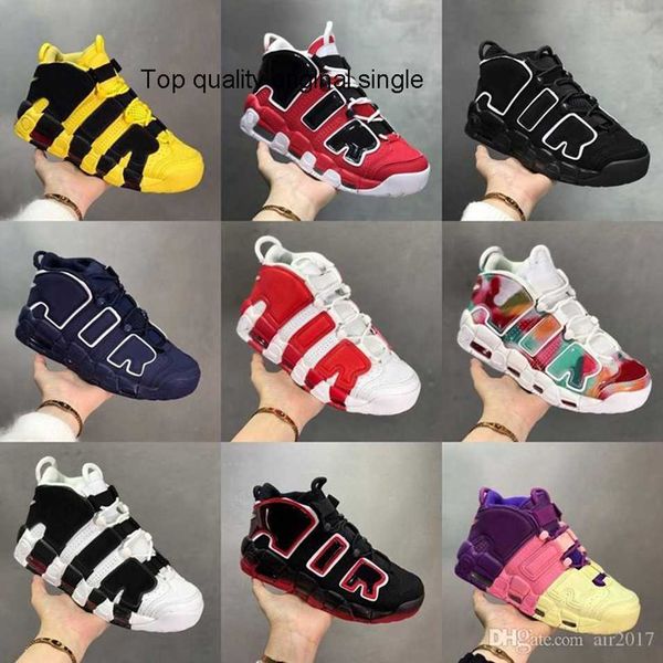 

mens more uptempos basketball shoes new uptempos scottie pippen split doernbecher gym team red sport sneakers italy bulls hoops pack trainer