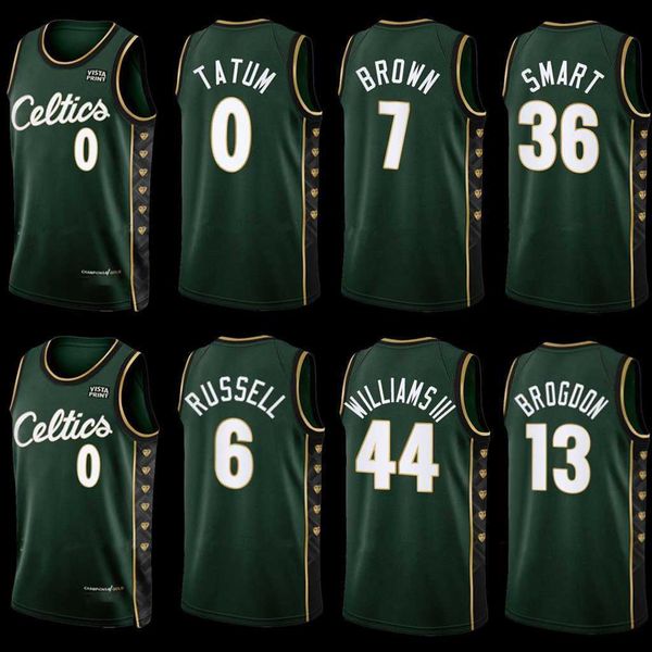 

basketball jerseys college basketball wears 2023 celti city green edition jayson tatum jaylen brown al horford malcolm brogdon marcus smart, Black