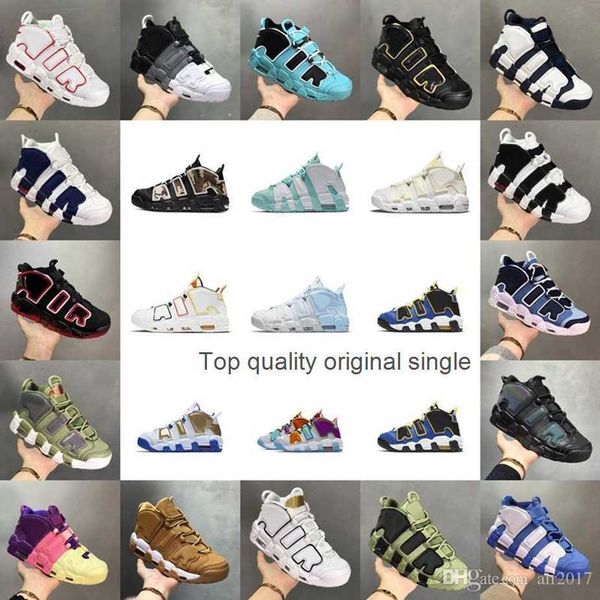 

shoe mens womens uptempos scottie designer basketball shoes chrome gym red university blue laser crimson light aqua sports sneakers trainers
