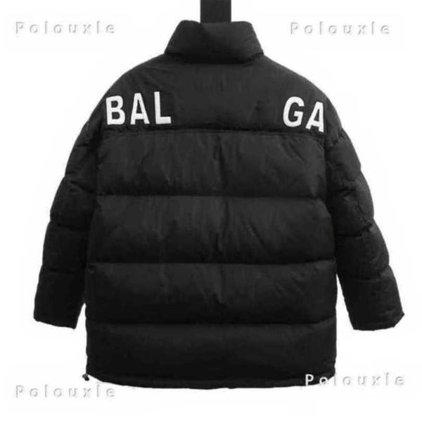 

womens designer balencigas down paul jacket winter fashion brands puffer jackets coat ski outerwear causal warm thickened parka 2023, Black