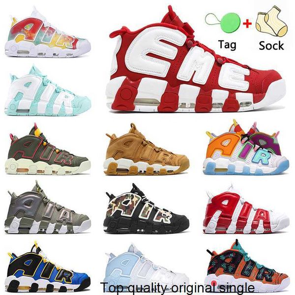 

basketball shoes uptempos scottie pippen designer sneakers mens womens chrome barely green light aqua atlanta peace love black unc trainers