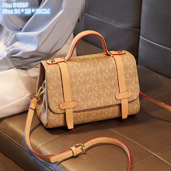 

wholesale factory ladies shoulder bag 2 colors classic letter printed handbag flip belt fashion messenger bag elegant joker large contrast l
