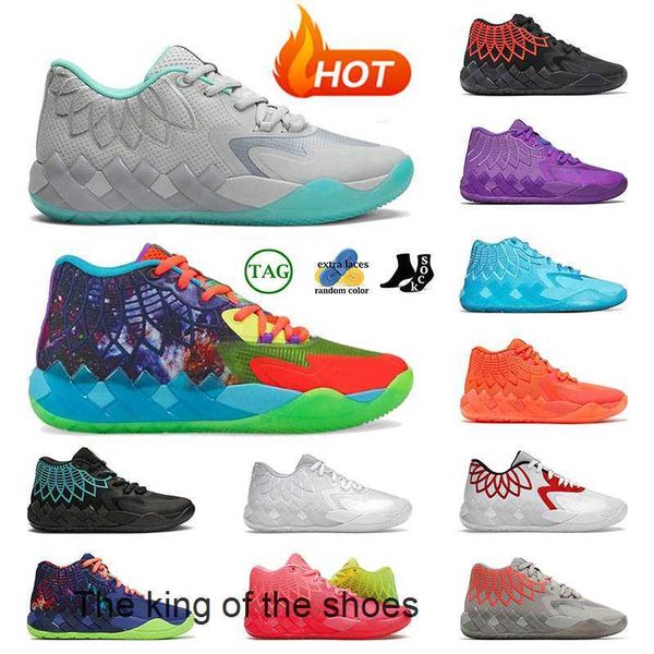

2022 designer lamelo ball mb.01 basketball shoes womens mens lo ufo black blast purple cat beige rick and morty not from here sneakers
