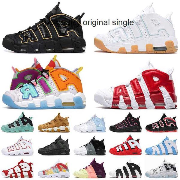 

more uptempos qs mens basketball shoes trainers black university blue unc cargo khaki light citron midnight navy white aqua gum designer