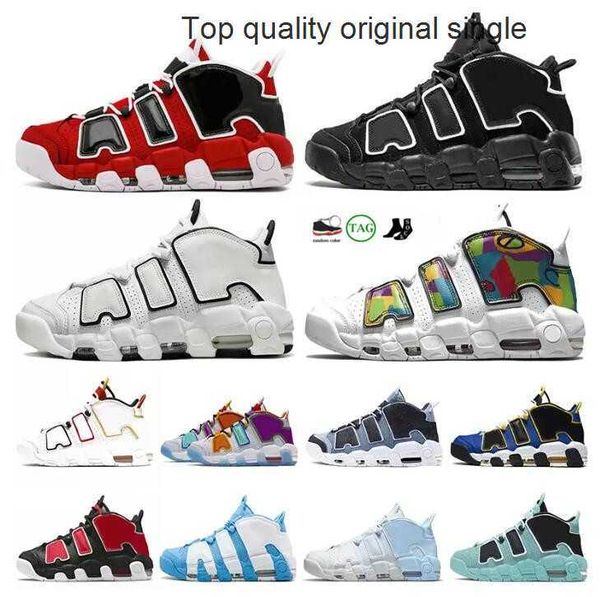 

new basketball shoes mens more uptempos 96 total scottie pippen white varsity red green multi-color black bulls university blue unc uk women