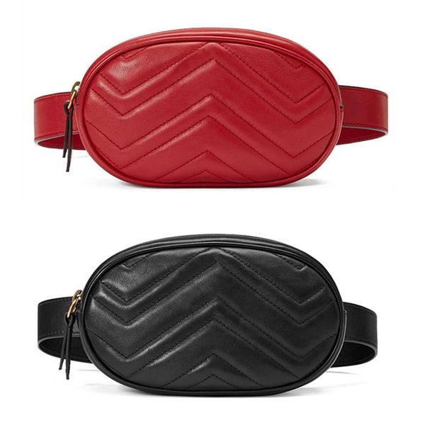 

women bag leather belt bag handbags purses waist bag zip closure leather lining come with dust bags 476434 18cm230l