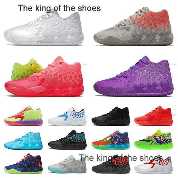 

basketball shoes designer sports sneakers trainers black blast queen rock ridge red lamelo ball mb.01 mens rick morty galaxy buzz city unc
