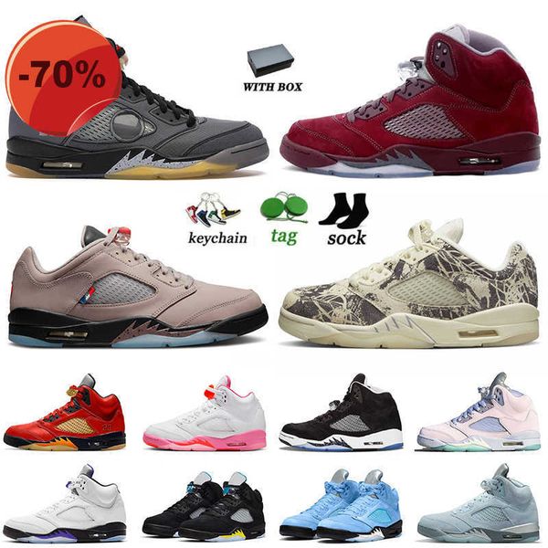 

jumpman 5s basketball shoes retr5s men women v 5 sneakers with box low expression burgundy unc aqua pinksicle black muslin sail concord