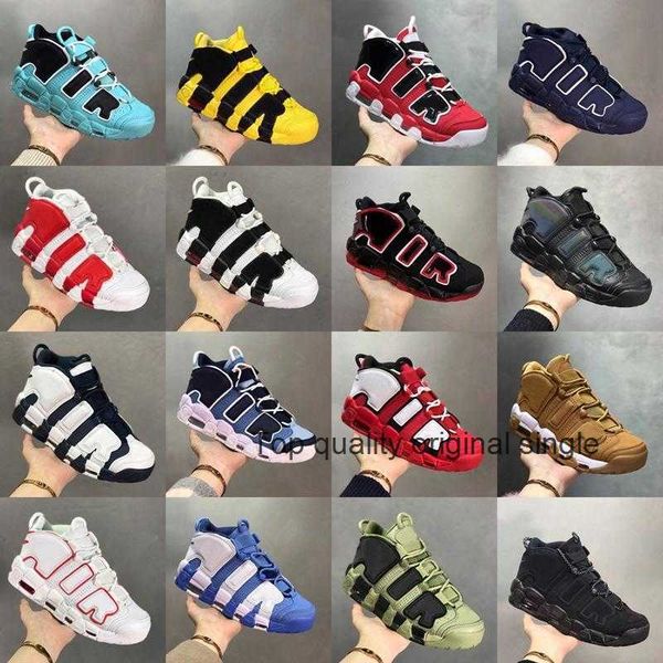 

mens women more uptempos scottie pippen basketball shoes varsity red green black bulls hoops pack unc trainers premium wheat sneakers