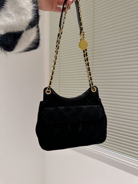 

tz fashion bags luxury first layer frosted cow leather horn bag designer golden hardware chain shoulder bag outdoor women's handbag cro