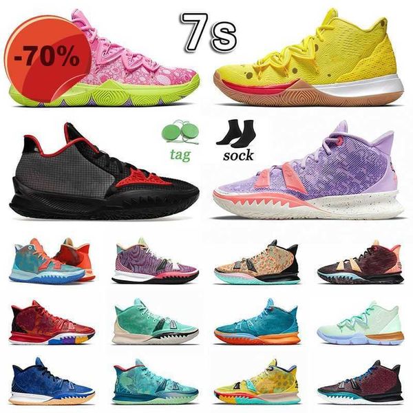 

kyrie flytrap 4 5 low mom basketball shoes kyrie  5s pink 7s copa pale ivory mother nature infinity 4 spongebobs soundwave orange 8 white, Black