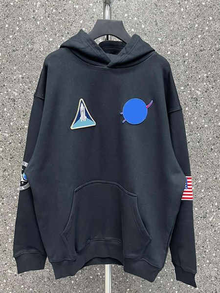 

men's plus size hoodies & sweatshirts round neck embroidered and printed polar style summer wear with street pure cotton q1q1, Black;brown