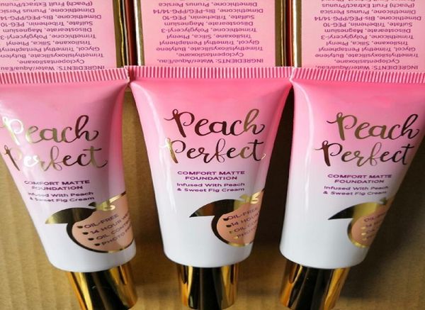 

makeup peach perfect comfort matte foundation 3colors 48ml face cream 454209