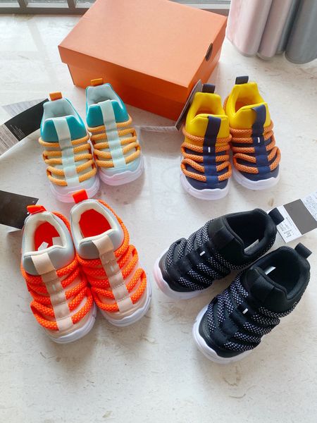 

children designer kids shoes toddler walking track shoes for boys girls sneakers kid athletic child chaussures sports teenage slip on shoe d, Black