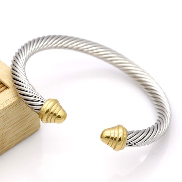 

wholesale personalized hip-hop bangles bracelet stainless steel cable love bracelet, Black