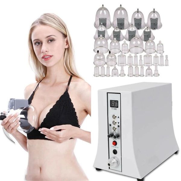 

vacuum treatment machine for slimming lymphatic drainage breast chest massager enlargement enhancement butt lifting