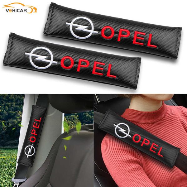 

safety belts accessories vehicar 2pcs car seat belt cover car safety belt cushion driver shoulder protector for opel opc diy car seatbelt pa