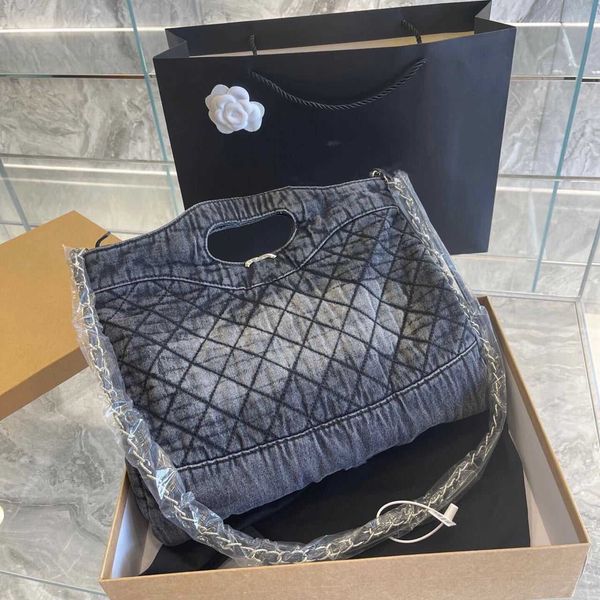 

cross bag diamond chain 31bag black gray washed and worn denim diagonal 2022 han