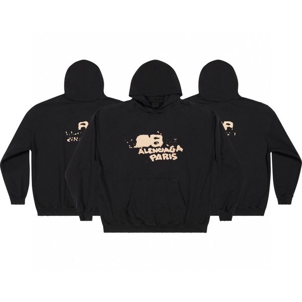 

men's plus size hoodies sweatshirts round neck embroidered and printed polar style summer wear with street pure cotton dr21e, Black;brown