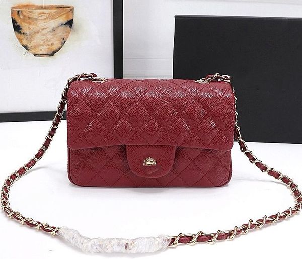 

designer shoulder classic caviar flap bags crossbody envelope wallet bag banquet shopping wedding leisure business package 2022 20/13/6 cm
