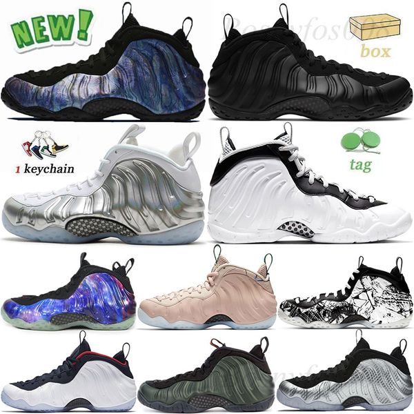 

designer foamposite one backetball shoes mens womens abalone all star anthracite black metallic gold chrome slive fashion outdoor sneaker tr