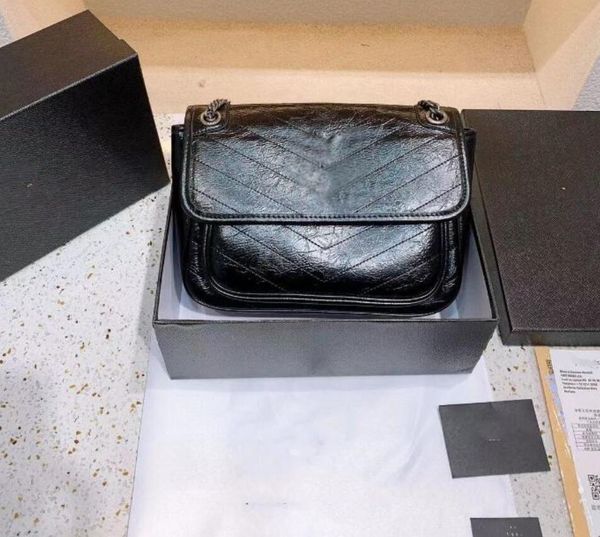 

designer bag women bags handbags shoulder bags tote bagg handbag luxury niki shoulder bag waxy leather messenger bags with box