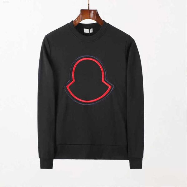

luxury designer france men's woman hoodies designer brand autumn and winter new all-match classic badge pattern casual sweater mon, Black