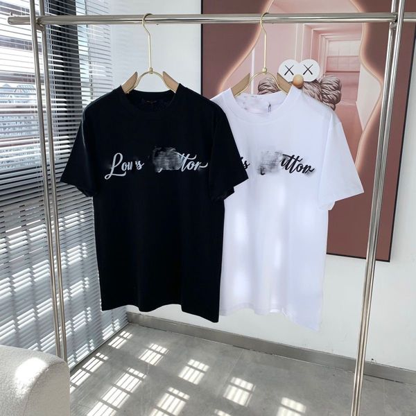 

luxury mens designer t shirt wholesale clothing letter printing shirts short sleeve fashion brand designer tees lady's sweater cotton f, White;black