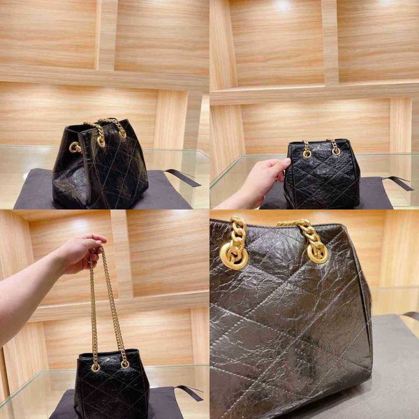 

new evening bags cross bod shoulder women bucket messenger classic handbag high capacit personalit fashion leather purses lad wallet 1104