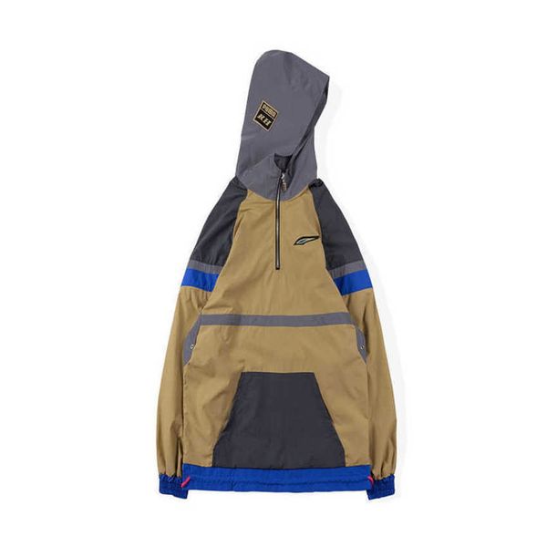 

rhude 20ss hip hop hooded sweat jacket men's coat men's clothing techwear women coat traf women's spring jacket men's ja, Black;brown