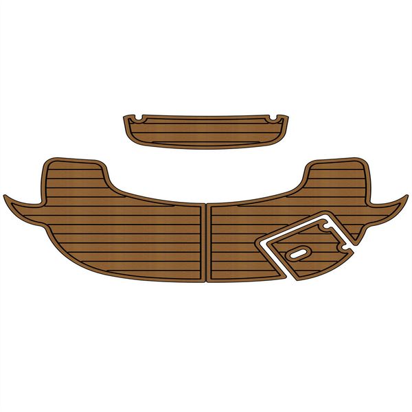 

quality 2005 stingray 250 lr swim platform step pad boat eva foam teak deck floor mat