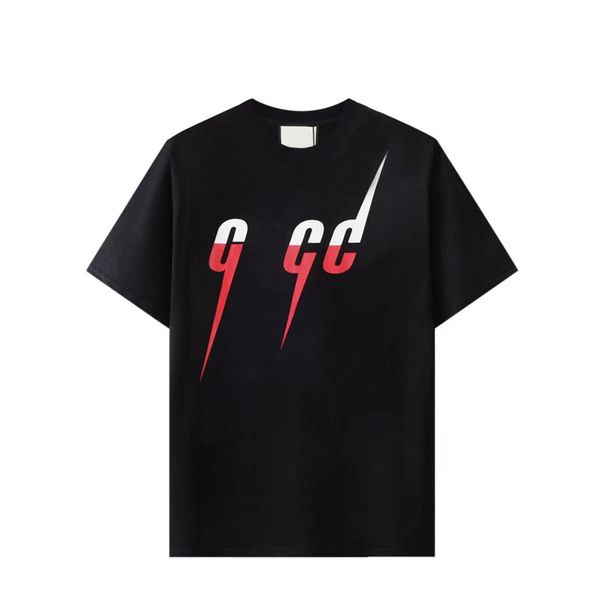 

men's t-shirts designer clothing round neck tees letter printed t-shirt summer cotton breathable fashion couple clothing 2023ss, White;black