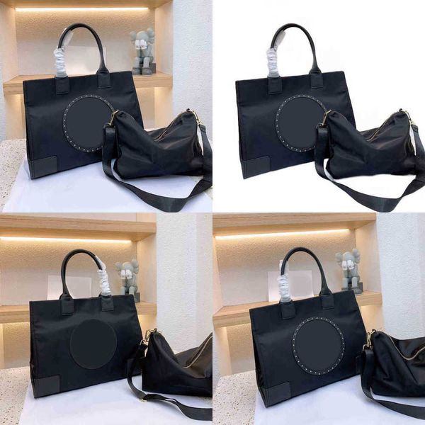 

shopping bags totes 2 pcs set tote women luxury leather designer handbags shoulder purses with toiletry 220821