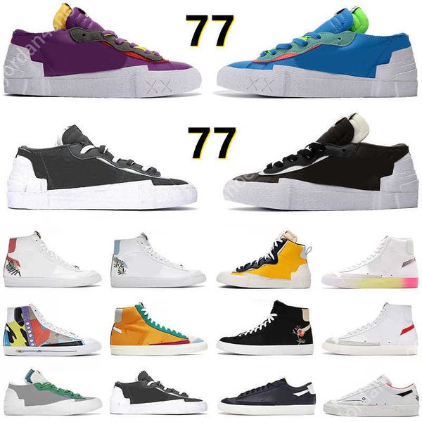 

blazer mid 77 vintage men women running shoes british grey black white neptune purple dusk reed catechu low classic optic mens trainers0