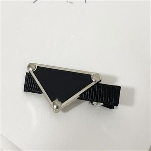 

fashion hair clip luxury designer barrettes women hair band lovely girl bangs hairclips triangle hair ornament hairclip, Golden;silver