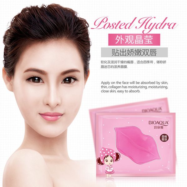 

plumper bioaqua lip mask - collagen and moisture moisture makeup, Red;pink