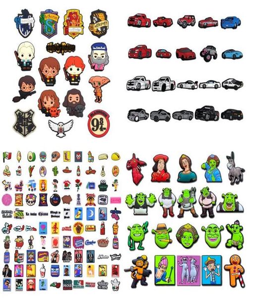 

shoe parts accessories charms for clog shoes decoration trendy designer gifts kids boys girls charm pins accessoris dr zcroccharms5572207, White;pink