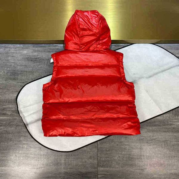 

designer jacket puffer luxury mkle mk meng new sleeveless winter down hooded fashion autumn coat ski warm waistcoat 2022 90% camouflage, Black